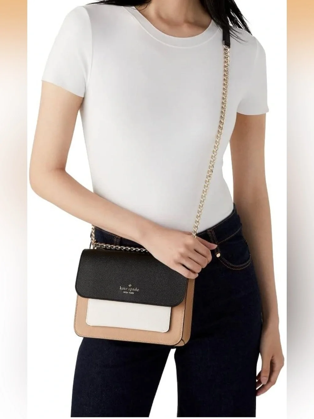 Kate Spade Remi Color-Block Flap Crossbody Bag